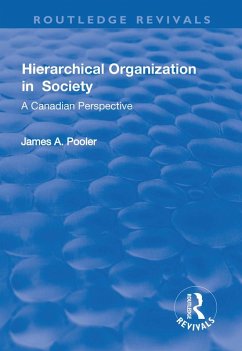 Hierarchical Organization in Society (eBook, PDF) - Pooler, James