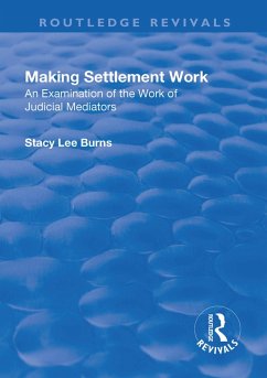 Making Settlement Work (eBook, PDF) - Burns, Stacy Lee