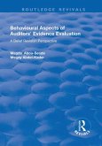 Behavioural Aspects of Auditors' Evidence Evaluation (eBook, ePUB)