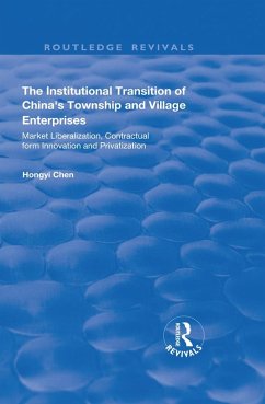 Cover The Institutional Transition of China's Township and Village Enterprises (eBook, ePUB)