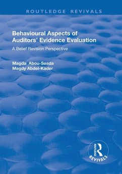 Cover Behavioural Aspects of Auditors' Evidence Evaluation (eBook, PDF)
