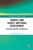 Women, Land Rights and Rural Development (eBook, ePUB)