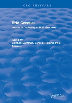 RNA Genetics (eBook, PDF) - Domingo, Esteban