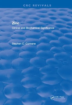 Zinc Clinical and Biochemical Significance (eBook, ePUB) - Cunnane, Stephen C.