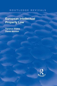 European Intellectual Property Law (eBook, PDF) - Prime, Terence