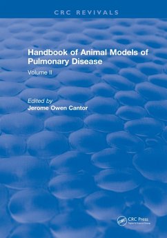 CRC Handbook of Animal Models of Pulmonary Disease (eBook, PDF) - Cantor, Jerome Owen
