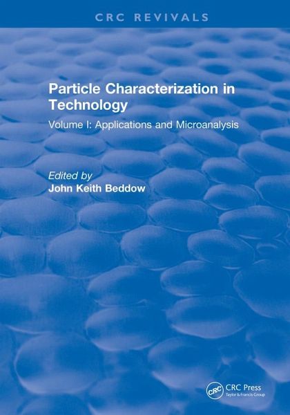 Particle Characterization in Technology (eBook, PDF) Particle Characterization in Technology (eBook, PDF)