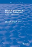 Resource Recovery From Municipal Solid Wastes (eBook, PDF)