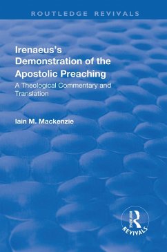 Cover Irenaeus's Demonstration of the Apostolic Preaching (eBook, PDF)