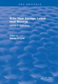 Solar Heat Storage (eBook, PDF) Solar Heat Storage (eBook, PDF)