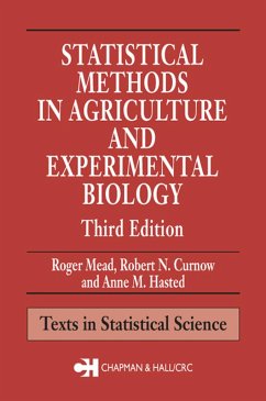 Statistical Methods in Agriculture and Experimental Biology (eBook, ePUB) - Mead, Roger