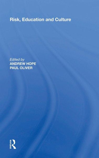 Risk, Education and Culture (eBook, ePUB)