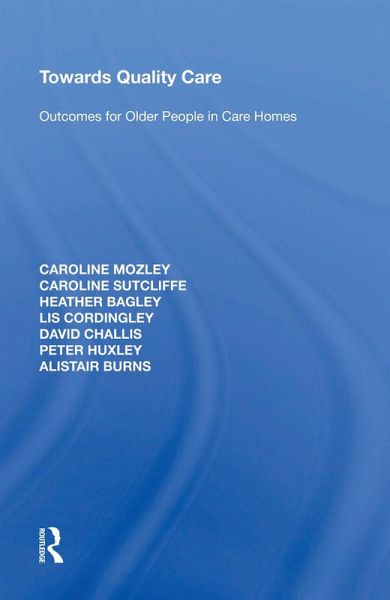 Towards Quality Care (eBook, ePUB) Towards Quality Care (eBook, ePUB)