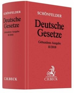 Schönfelder Deutsche Gesetze, gebundene Ausgabe ohne Fortsetzung, Ausg. II/2018