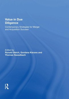 Value in Due Diligence (eBook, ePUB)