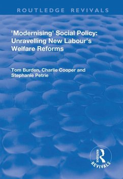 Cover Modernising Social Policy (eBook, PDF)