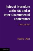 Rules of Procedure at the UN and at Inter-Governmental Conferences (eBook, ePUB)