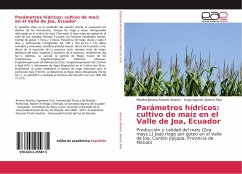 Parámetros hídricos: cultivo de maíz en el Valle de Joa, Ecuador - Álvarez Álvarez, Martha Johana;Álvarez Plúa, Hugo Agustín