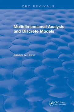 Multidimensional Analysis and Discrete Models (eBook, ePUB) - Dezin, Aleksei A.