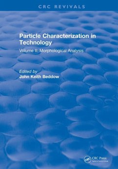 Particle Characterization in Technology (eBook, ePUB) - Beddow, J. K.