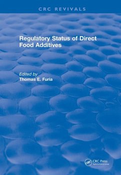 Cover Regulatory Status Of Direct Food Additives (eBook, ePUB)
