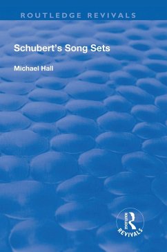Schubert's Song Sets (eBook, ePUB) - Hall, Michael