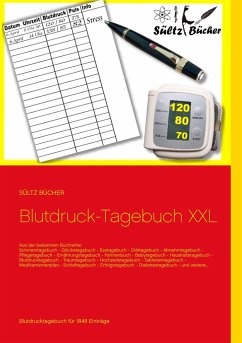 Blutdruck-Tagebuch XXL - Sültz, Renate;Sültz, Uwe H.