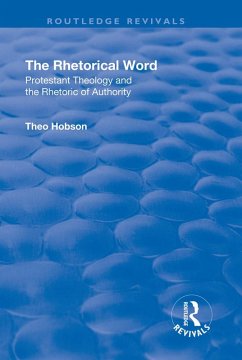 The Rhetorical Word (eBook, ePUB) - Hobson, Theo