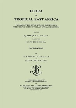 Cover Flora of Tropical East Africa - Sapindaceae (1998) (eBook, PDF)