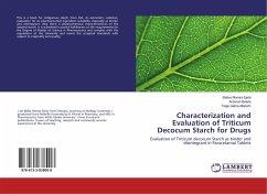 Characterization and Evaluation of Triticum Decocum Starch for Drugs