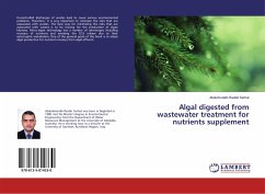 Algal digested from wastewater treatment for nutrients supplement