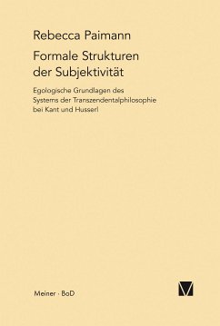 Formale Strukturen der Subjektivität (eBook, PDF) - Paimann, Rebecca