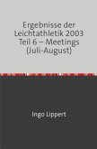 Ergebnisse der Leichtathletik 2003 Teil 6 - Meetings (Juli-August)