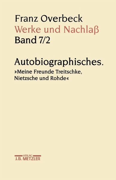 Franz Overbeck: Werke und Nachlaß (eBook, PDF)