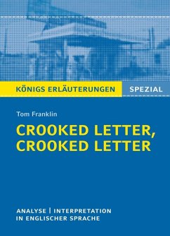 Crooked Letter, Crooked Letter von Tom Franklin. Königs Erläuterungen Spezial. (eBook, ePUB) - Franklin, Tom; Charles, Patrick