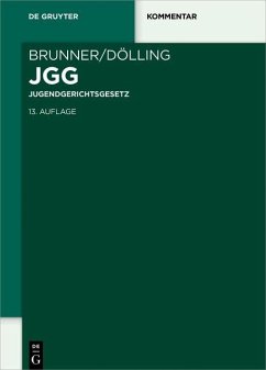 Jugendgerichtsgesetz (eBook, ePUB) - Brunner, Rudolf; Dölling, Dieter