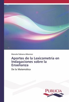 Aportes de la Lexicometría en Indagaciones sobre la Enseñanza - Albornoz, Marcela Fabiana