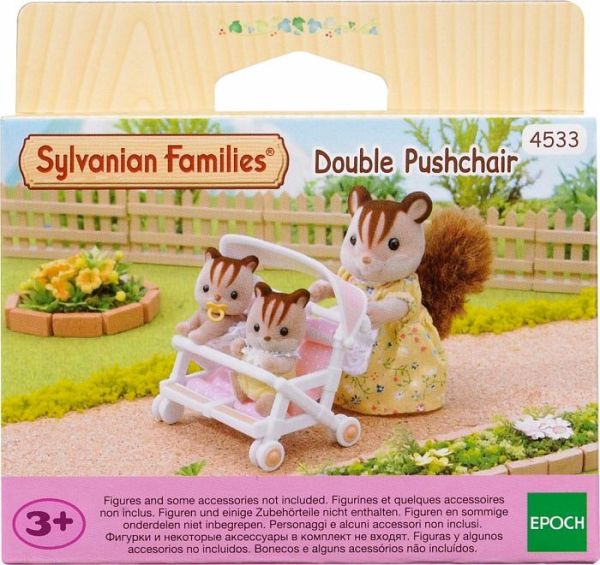 Sylvanian Families 4533 - Zwillingskinderwagen - Epoch