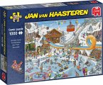 Jumbo 19065 - Jan v. Haasteren, Winterspiele, Comicpuzzle, Puzzle 1000 Teile