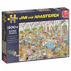 Jumbo 19077 - Jan van Haasteren, Backe, Backe, Kuchen, Comic-Puzzle, 1500 Teile
