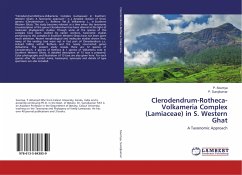 Clerodendrum-Rotheca-Volkameria Complex (Lamiaceae) in S. Western Ghat