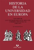 Historia de la Universidad en Europa. Volumen 3. Las universidades en el siglo XIX y primera mitad del XX (1800-1945)