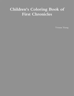 Children's Coloring Book of First Chronicles - Young, Yvonne
