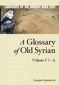 A Glossary of Old Syrian - Sanmartín, Joaquin