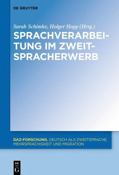 Sprachverarbeitung im Zweitspracherwerb (eBook, ePUB)