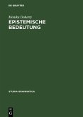 Epistemische Bedeutung (eBook, PDF)