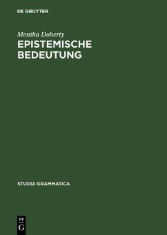 Cover Epistemische Bedeutung (eBook, PDF)