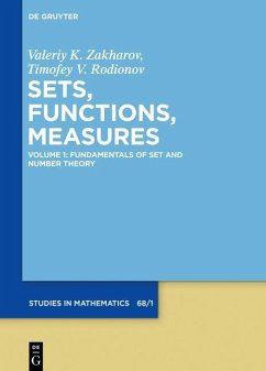 Fundamentals of Set and Number Theory (eBook, PDF) - Zakharov, Valeriy K.; Rodionov, Timofey V.