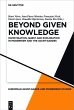 Beyond Given Knowledge (eBook, ePUB) - Bild 1