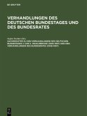 Sachregister zu den Verhandlungen des Deutschen Bundestages 1. und 2. Wahlperiode (1949-1957) und den Verhandlungen des Bundesrates (1949-1957) (eBook, PDF)